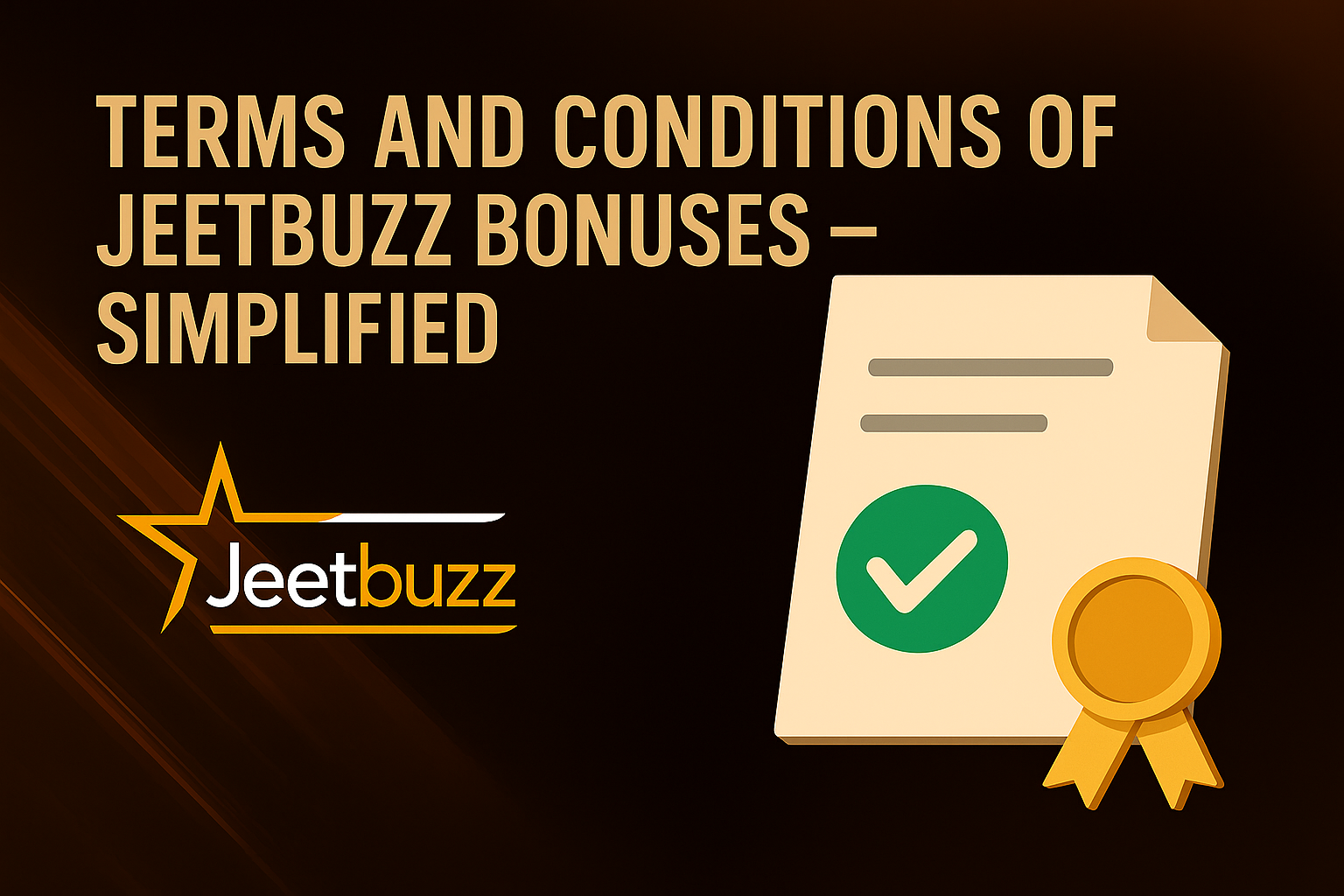 Terms and Conditions of Jeetbuzz Bonuses – Simplified